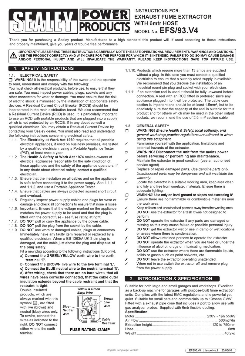 Sealey EFS/93.V4 instructions