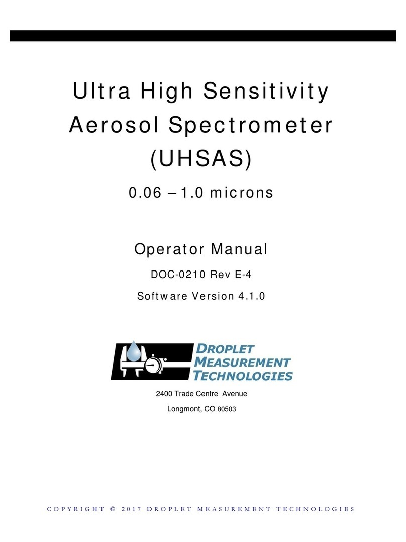 Droplet UHSAS Operator's manual