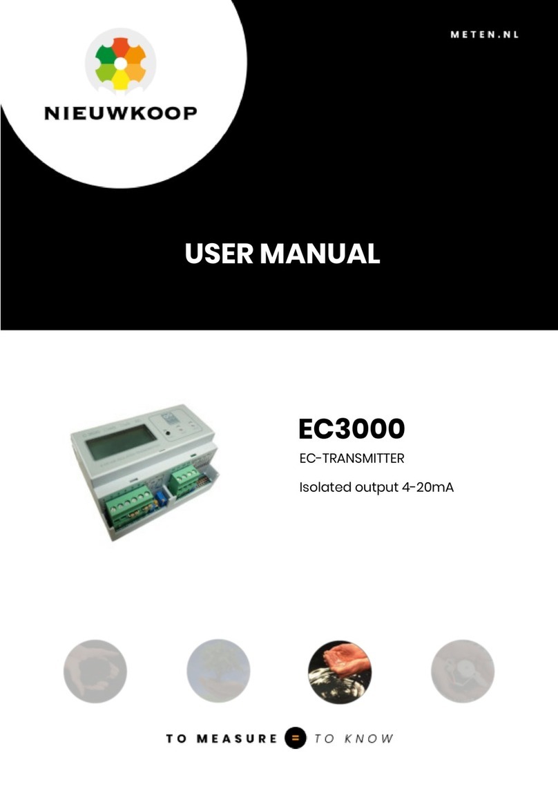 NIEUWKOOP EC3000 User manual