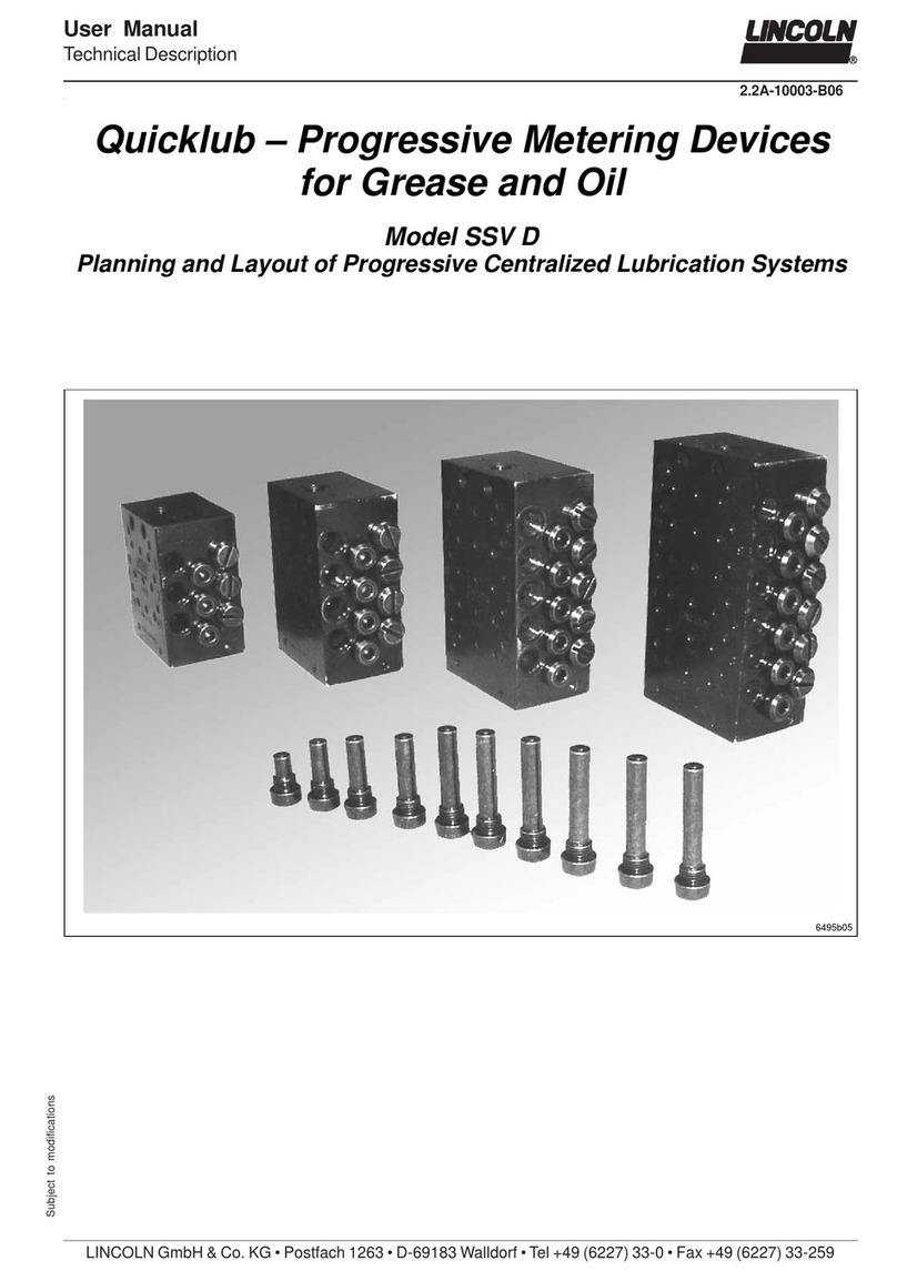 Lincoln Quicklub SSV D user manual