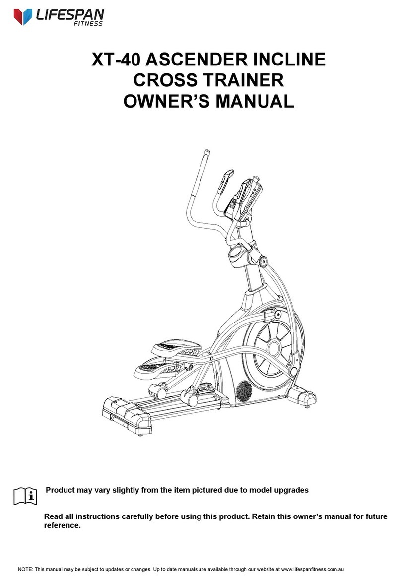 Life Span XT-40 User manual