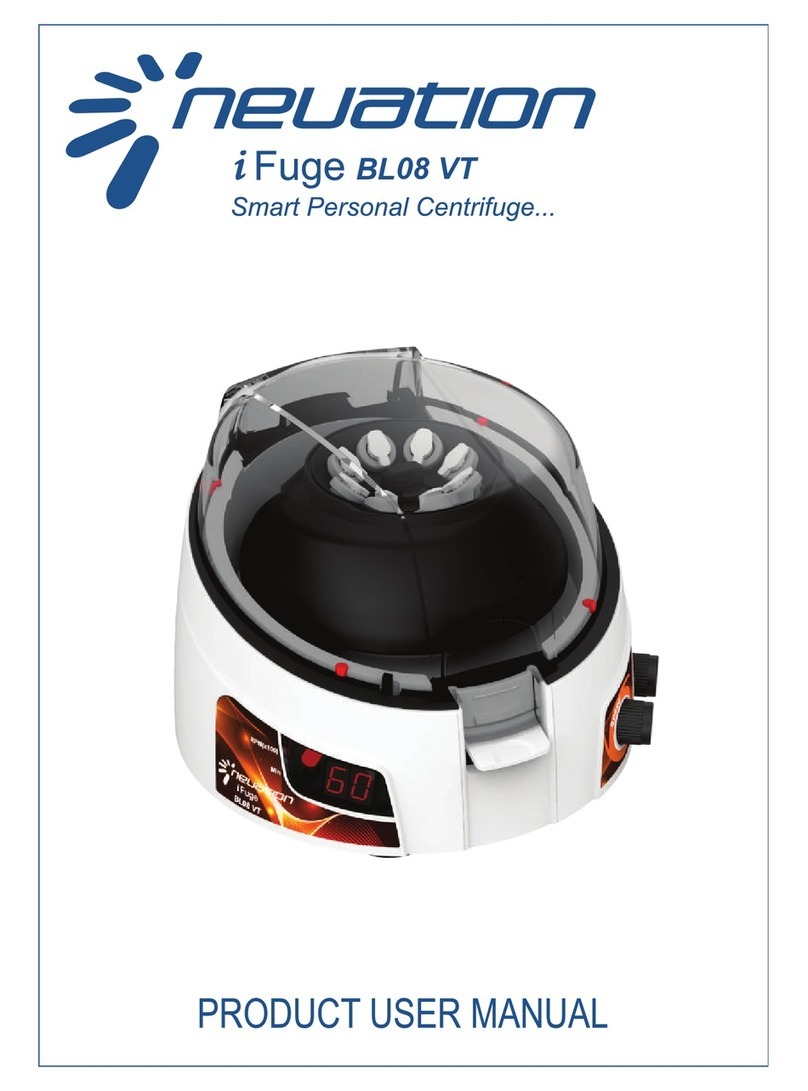 Neuation iFuge BL08 VT Operational manual