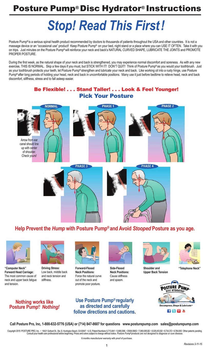 Posture Pump Disc Hydrator 2000 instructions Posture Pump Disc Hydrator 2000 instructions