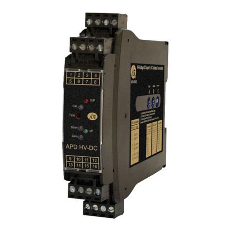 Absolute Process Instruments APD HV-DC User manual