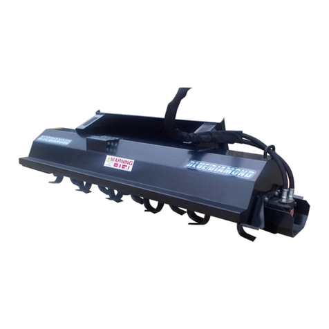 Blue Diamond Rototiller Operation and maintenance manual