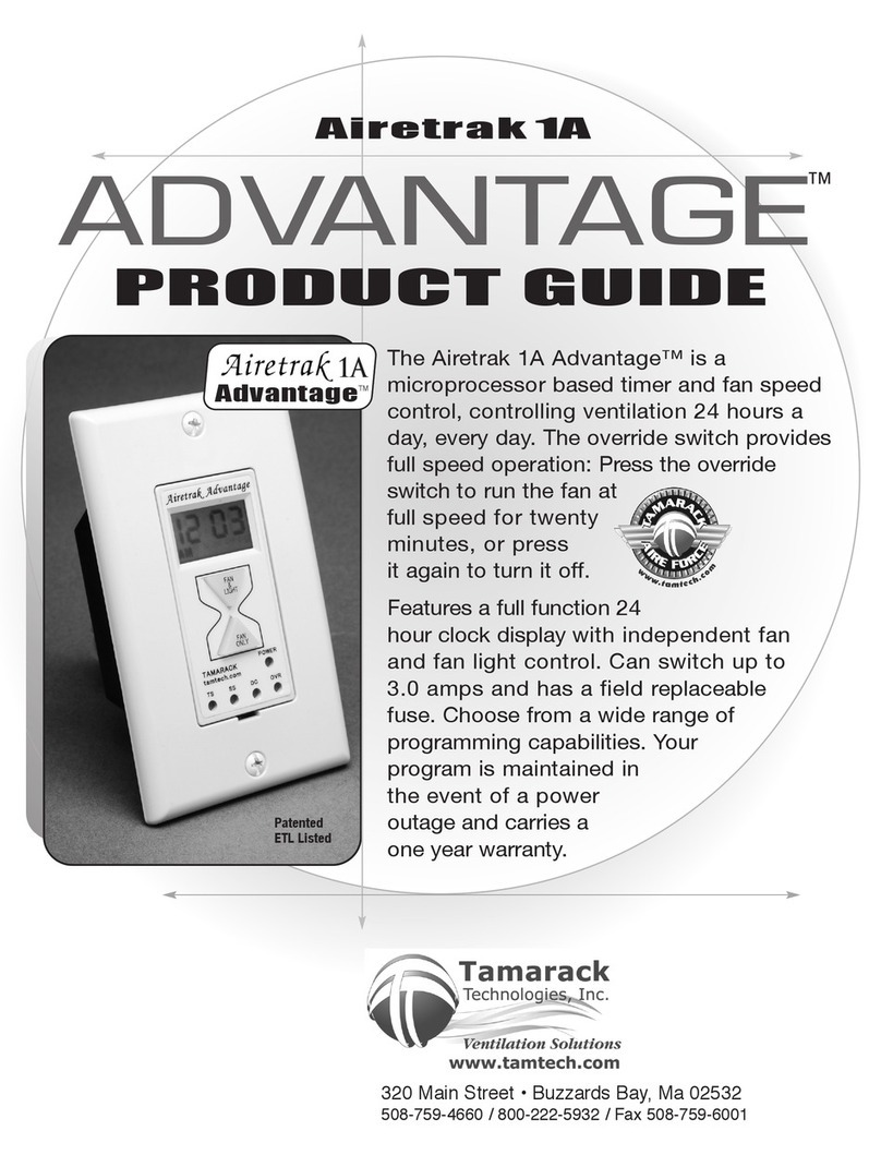 Tamarack Technologies Airetrak 1A ADVANTAGE Product guide