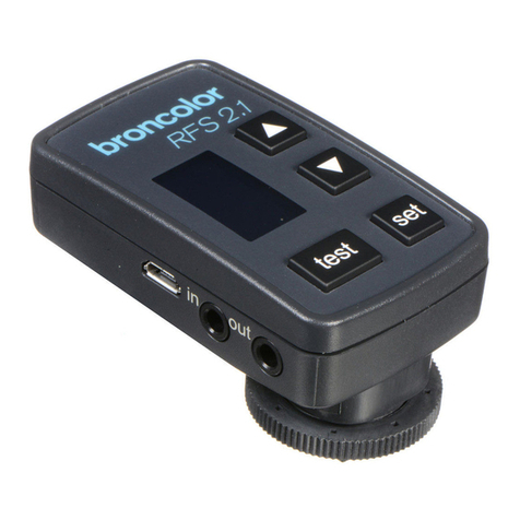 Broncolor RFS 2.1 operating instructions