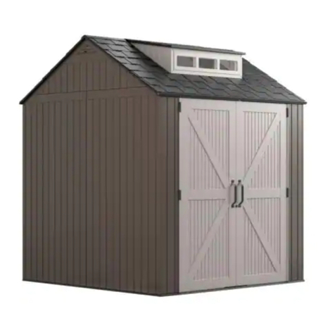 Rubbermaid 7 x 7 STORAGE SHED Assembly instructions Rubbermaid 7 x 7 STORAGE SHED Assembly instructions