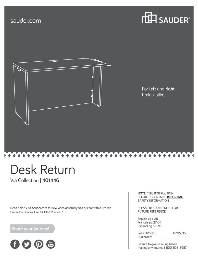 Sauder Via Series 401446 manual