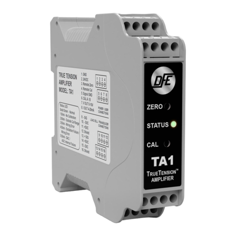 DFE TRUETENSION TA1 quick start guide