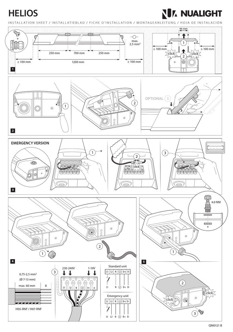 Nualight HELIOS Installation sheet