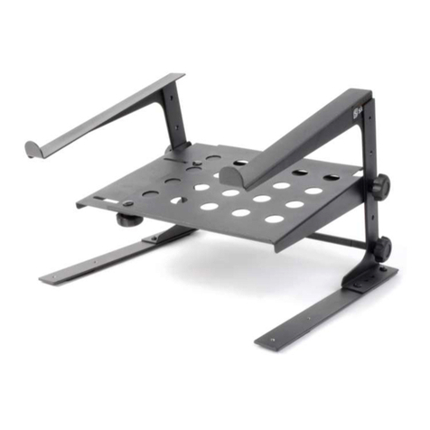 Power Dynamics DJ Laptop stand +tray instruction manual Power Dynamics DJ Laptop stand +tray instruction manual