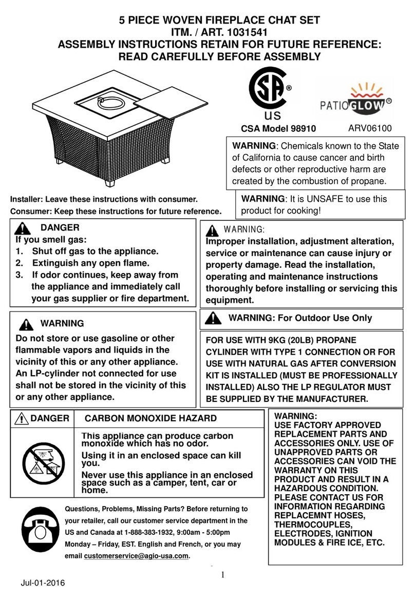 Agio 1031541 User manual