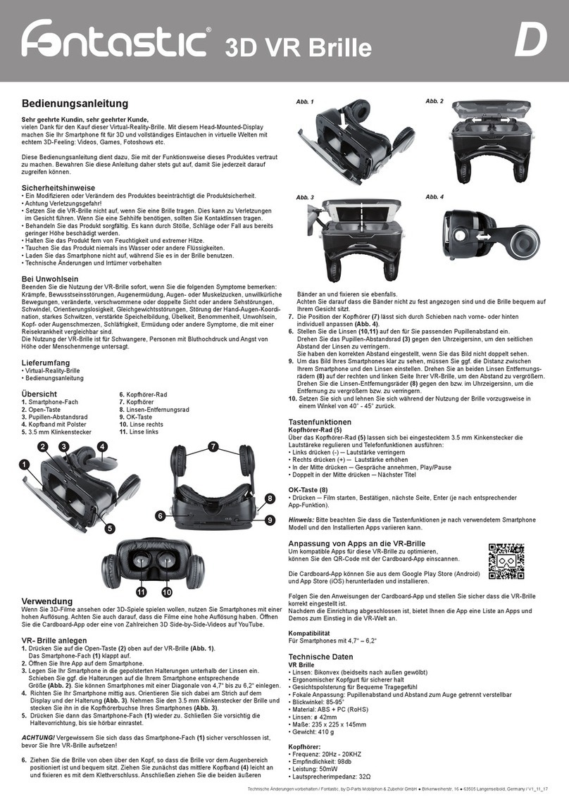 D-Parts Fantastic user manual