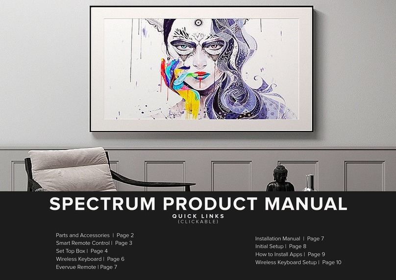 Evervue SPECTRUM User manual Evervue SPECTRUM User manual