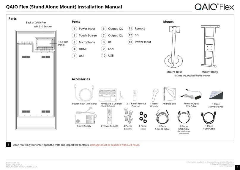 Evervue QAIO Flex User manual Evervue QAIO Flex User manual