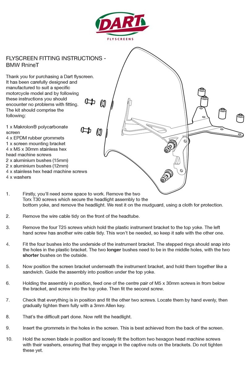 Dart DAPB-2 Fitting instructions