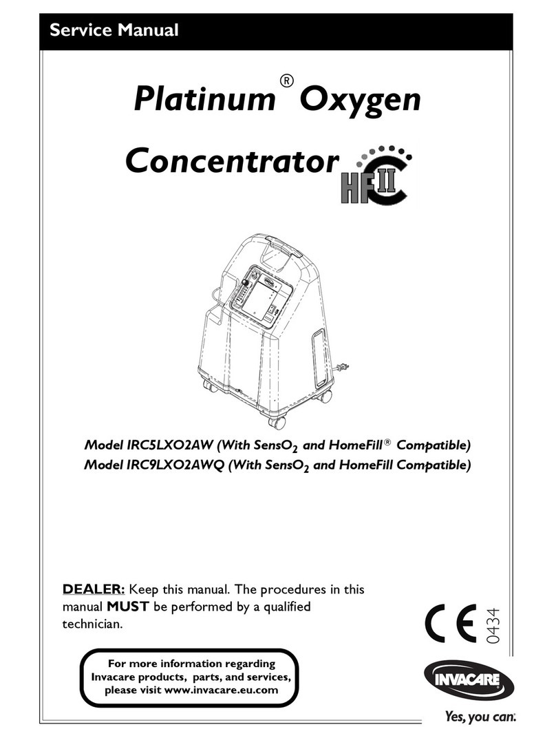 Invacare Platinum IRC5LXO2AW User manual