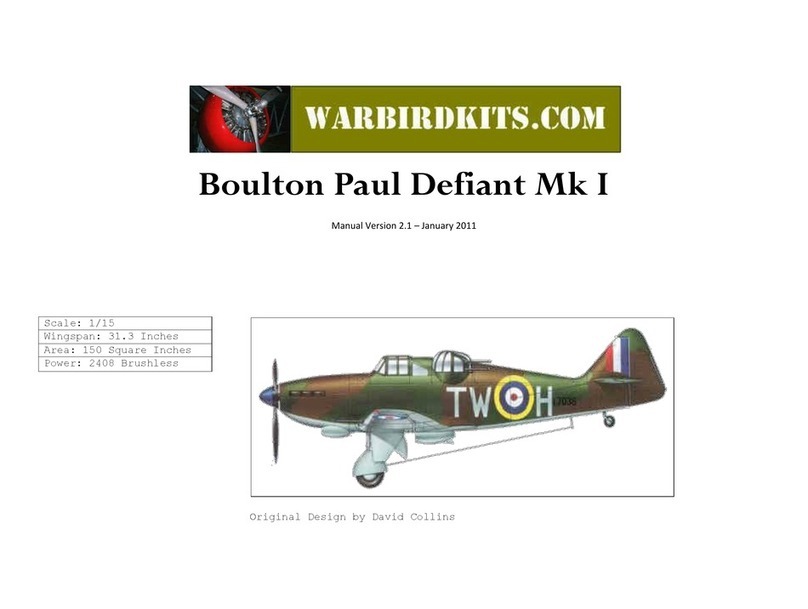 WarbirdKits Boulton Paul Defiant Mk I Construction manual