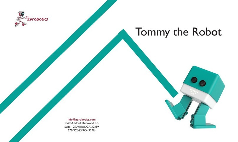 ZYROBOTICS Tommy the Robot quick start guide