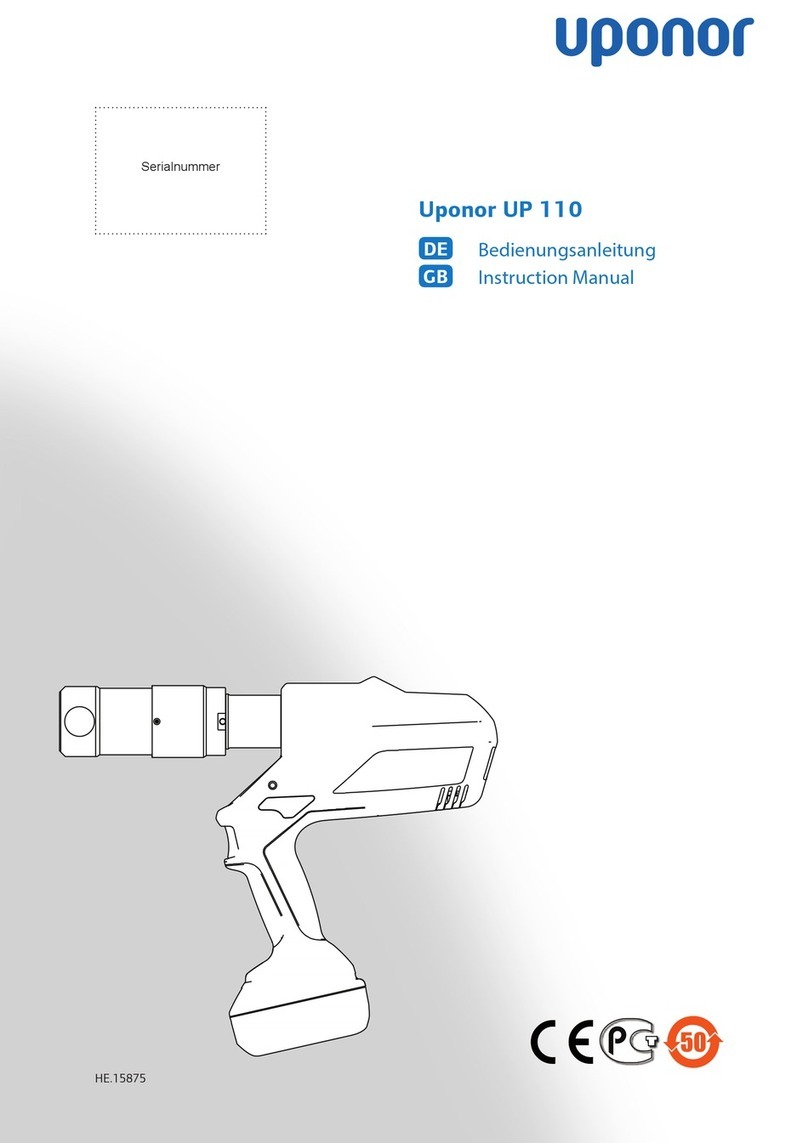 Klauke uponor UP 110 instruction manual