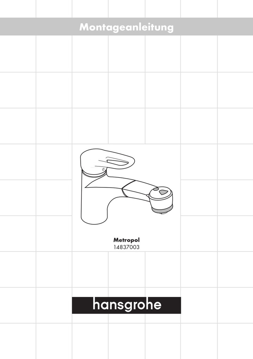 Hans Grohe Metropol 14837003 manual