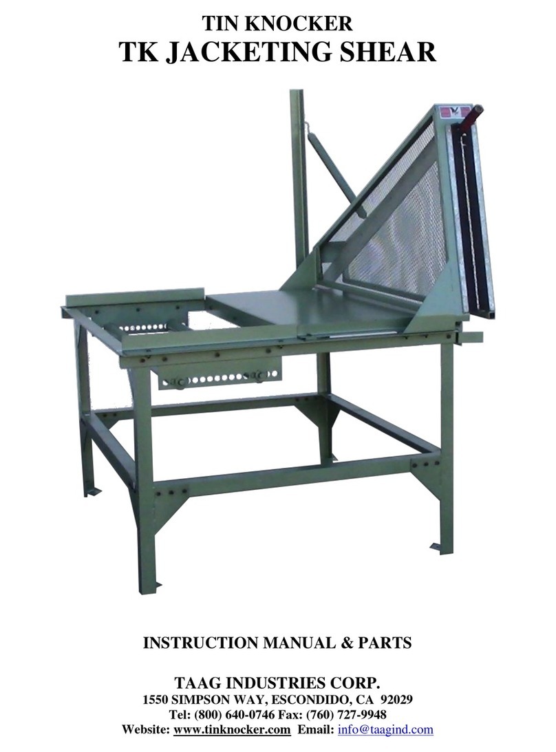 TAAG TK-JS INSTRUCTION MANUAL & PARTS