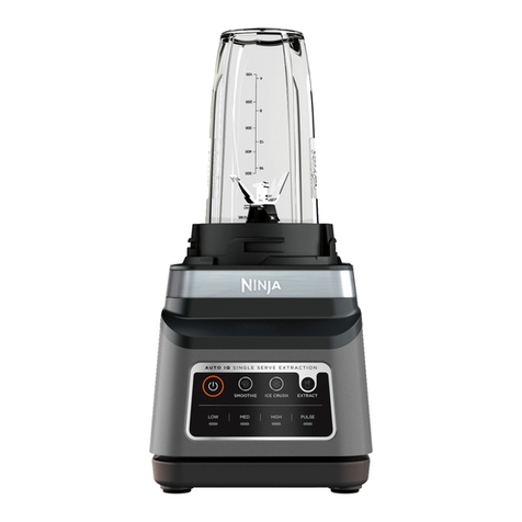 Ninja PROFESSIONAL PLUS BLENDER DUO WITH AUTO-IQ User manual