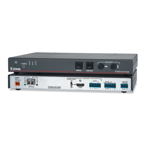 Extron electronics FOXBOX SR HDMI User manual