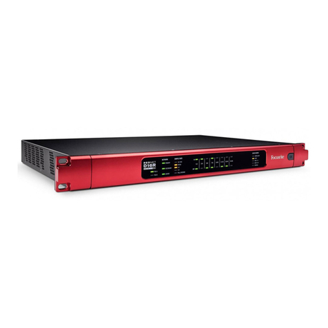 Focusrite RedNet D16R MkII user guide