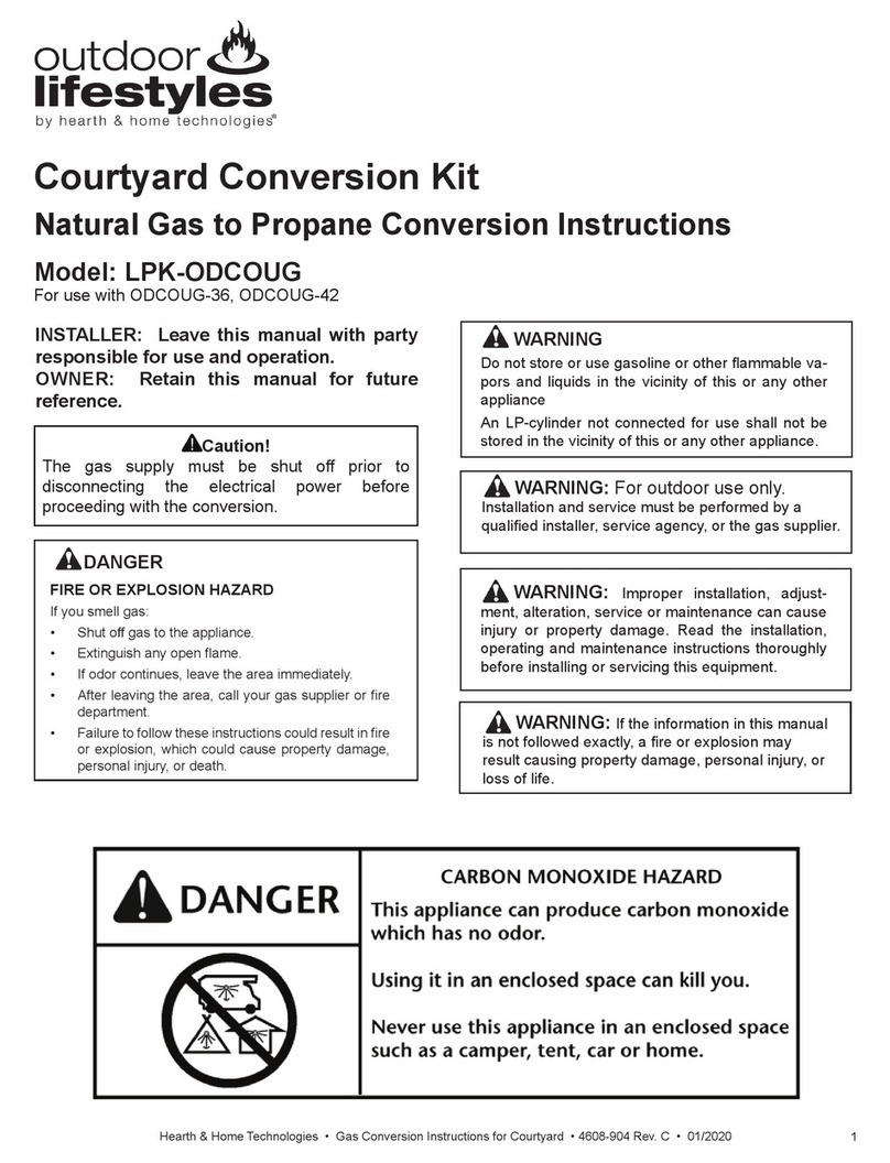 Hearth and Home Technologies Outdoor Lifestyle LPK-ODCOUG instructions Hearth and Home Technologies Outdoor Lifestyle LPK-ODCOUG instructions