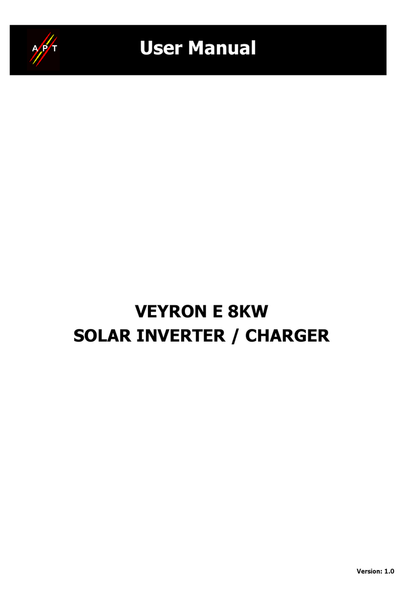 APT VEYRON E 8KW user manual