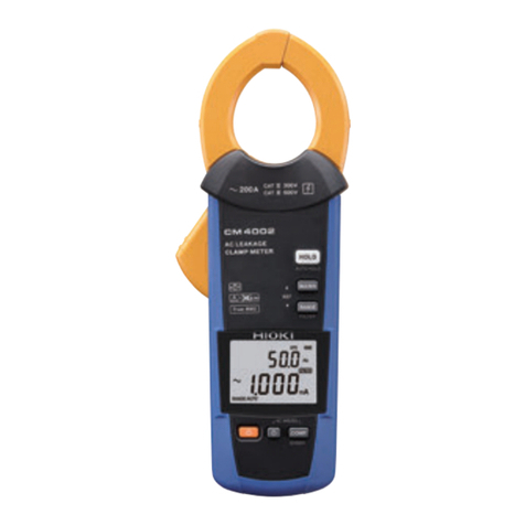 Hioki CM4002 User manual