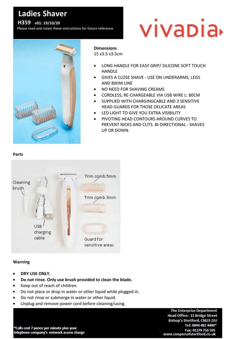 Vivadia H359 Instructions for use