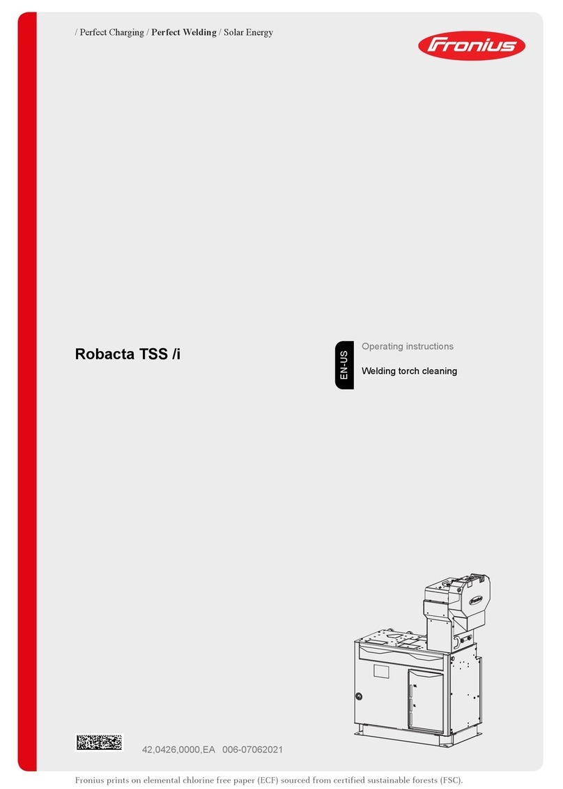 FRO­NIUS Robacta TSS /i User manual