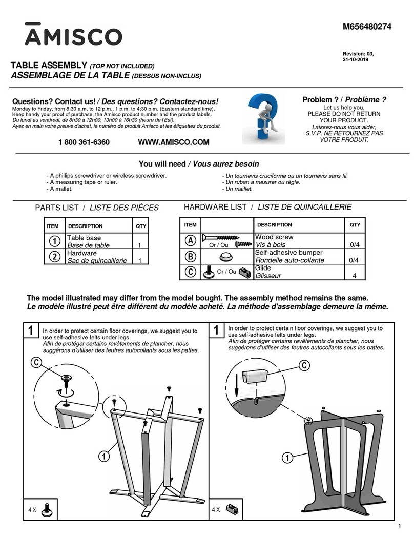 Amisco M656480274 User manual