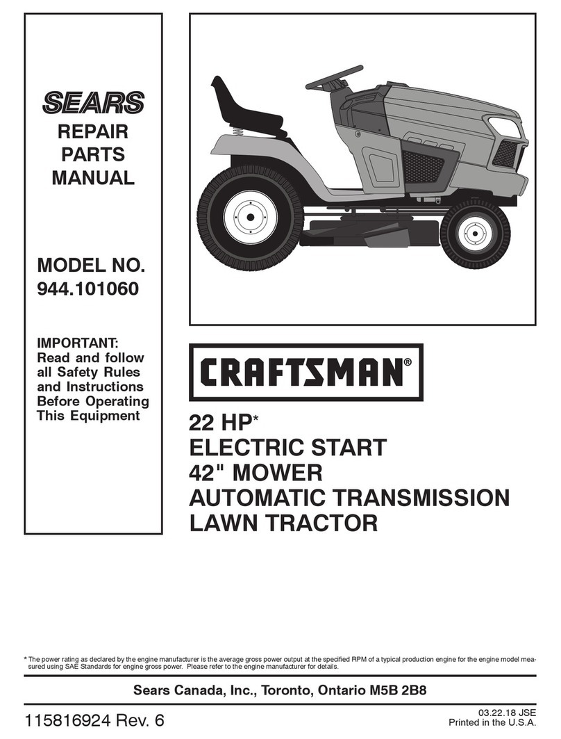 Craftsman 944.101060 2018 Owner's manual