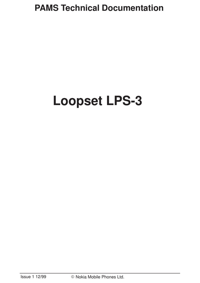 Nokia Loopset LPS-3 Technical documentation Nokia Loopset LPS-3 Technical documentation