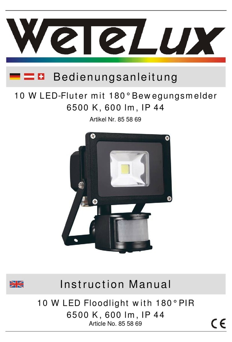 Wetelux 85 58 69 instruction manual Wetelux 85 58 69 instruction manual
