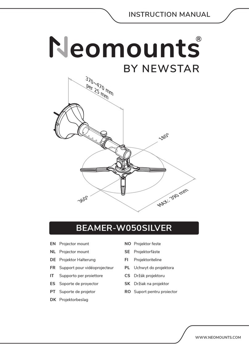 New Star Neomounts BEAMER-W050SILVER instruction manual