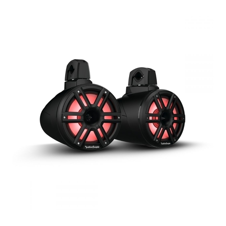 Rockford Fosgate PUNCH M2WL-8 manual