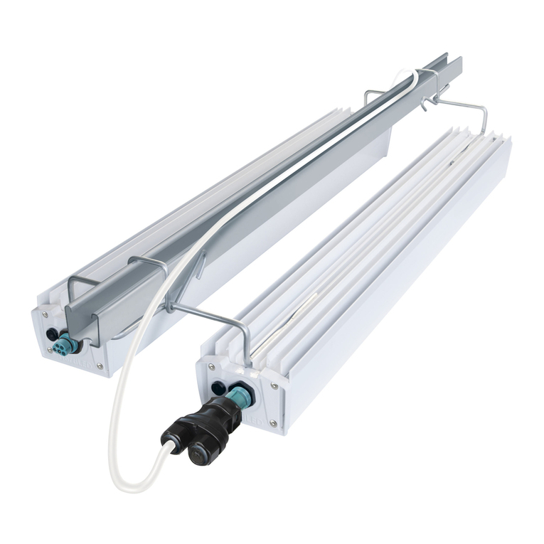 P.L.LIGHT SYSTEMS HORTILED Top 2.0 User and installation manual
