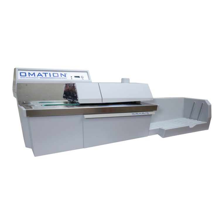 Opex Pitnew Bowes Omation 2100 Operator's guide