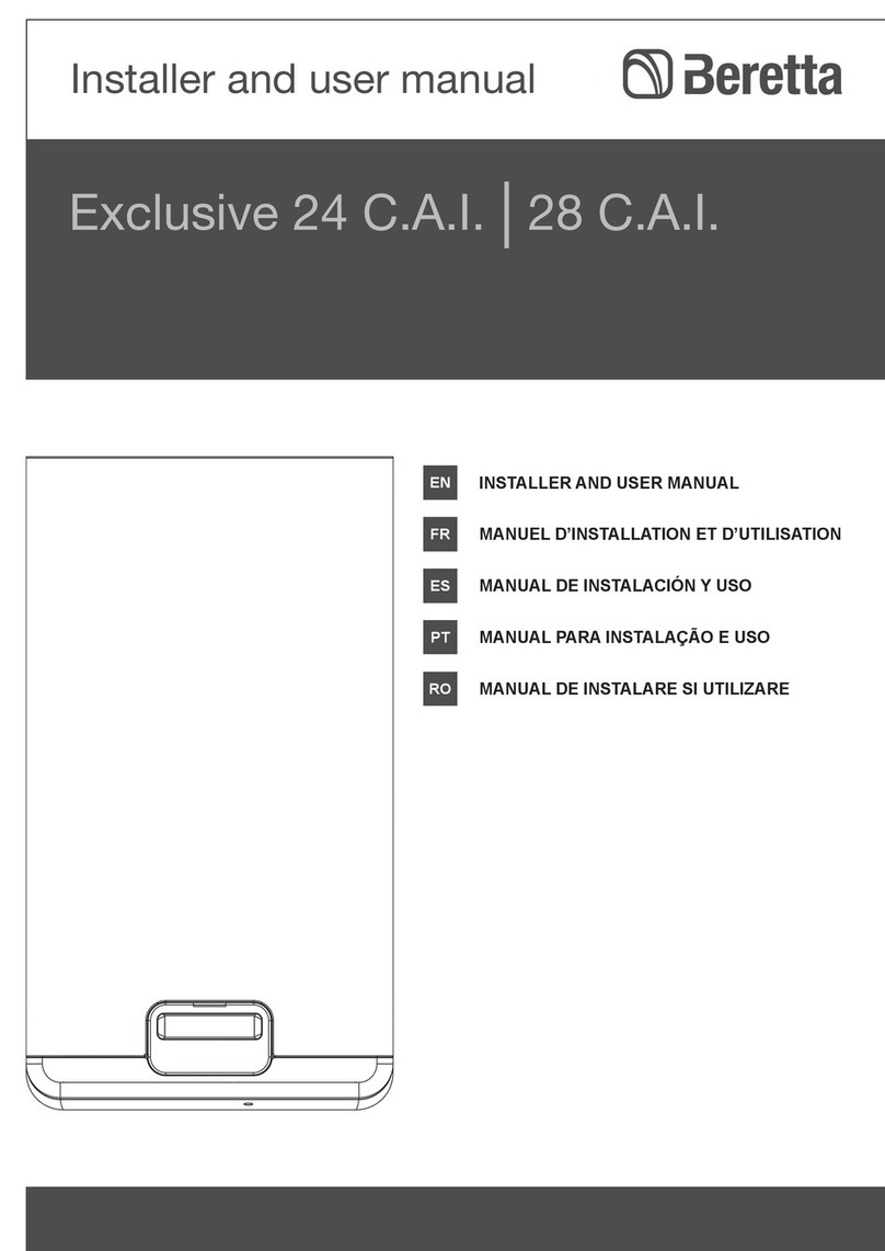 Beretta Exclusive 24 C.A.I. Operation and installation manual