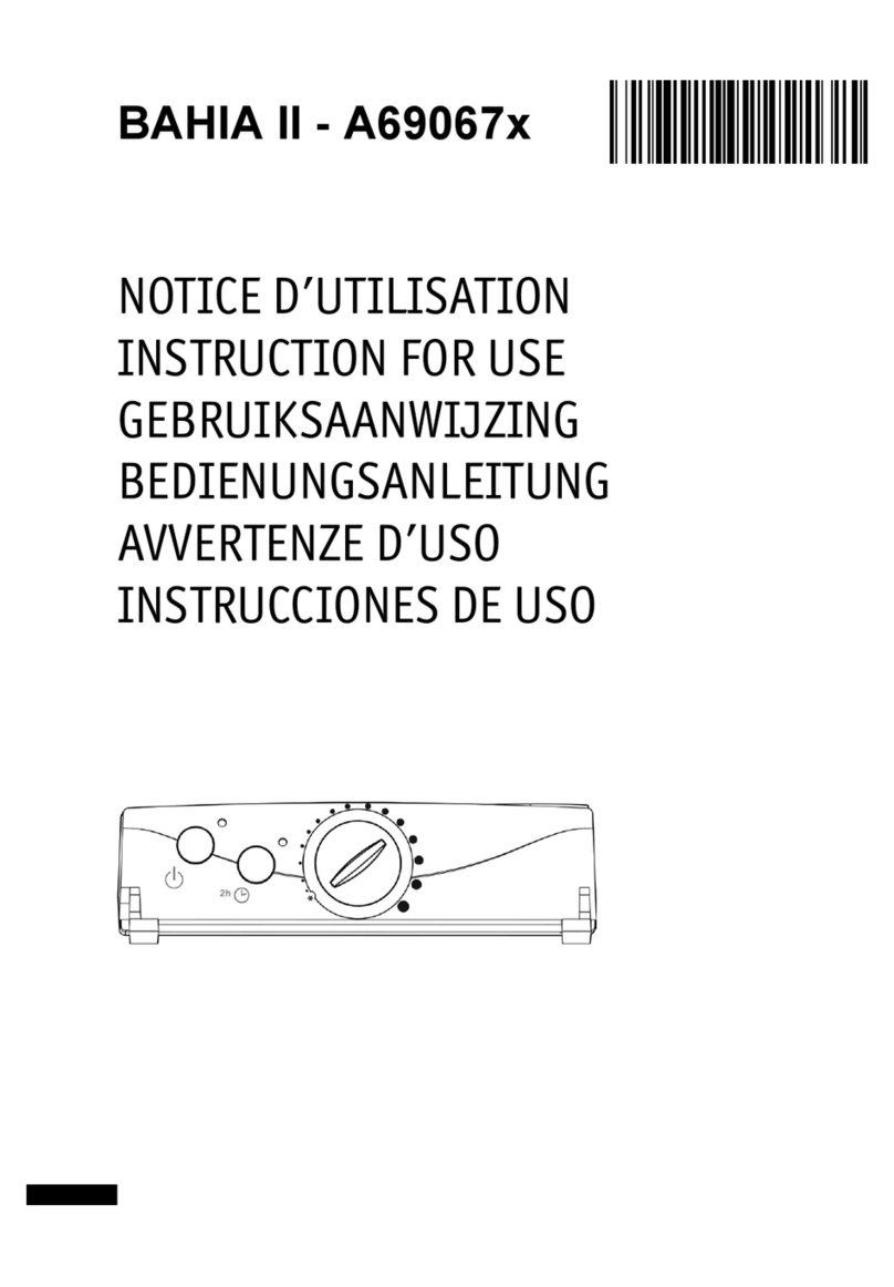 CICSA BAHIA II Instructions for use