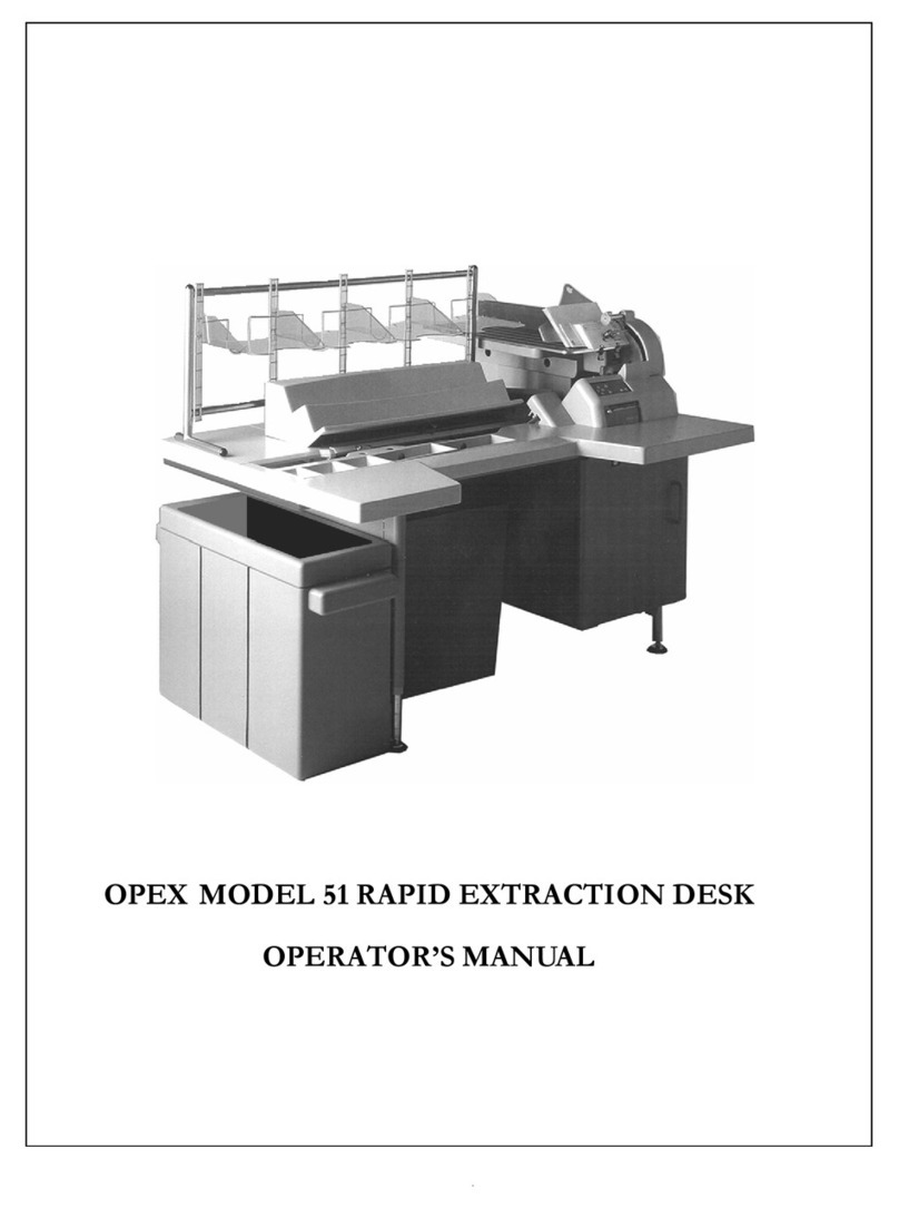 Opex 51 Operator's manual