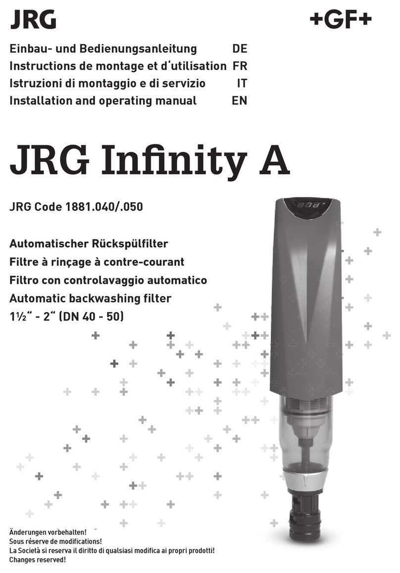 GF JRG Infinity A Installation and operating manual