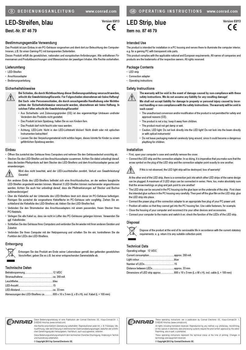 Conrad 87 46 79 User manual