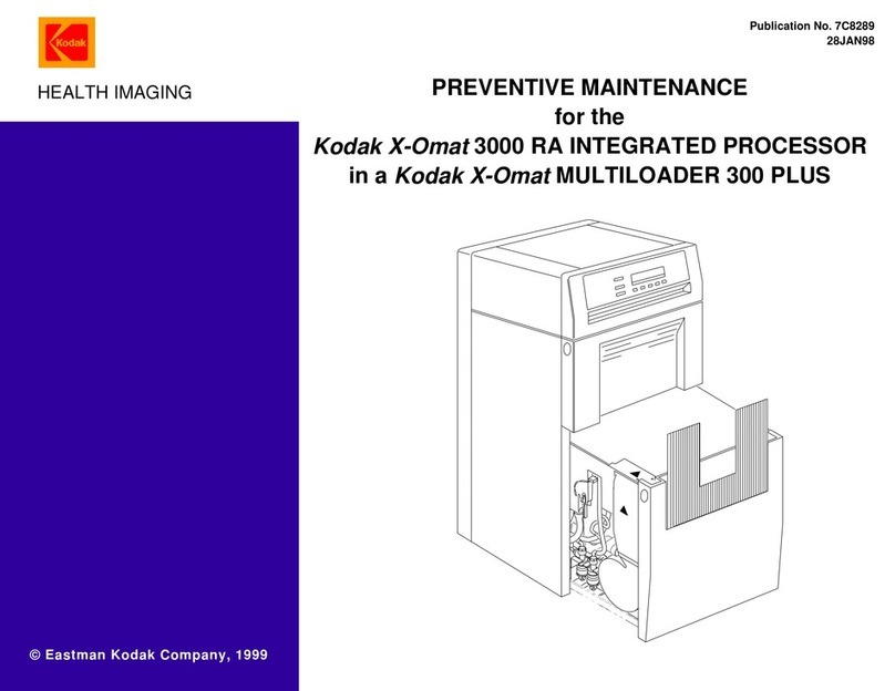 Kodak X-Omat 3000 RA Instructions for use