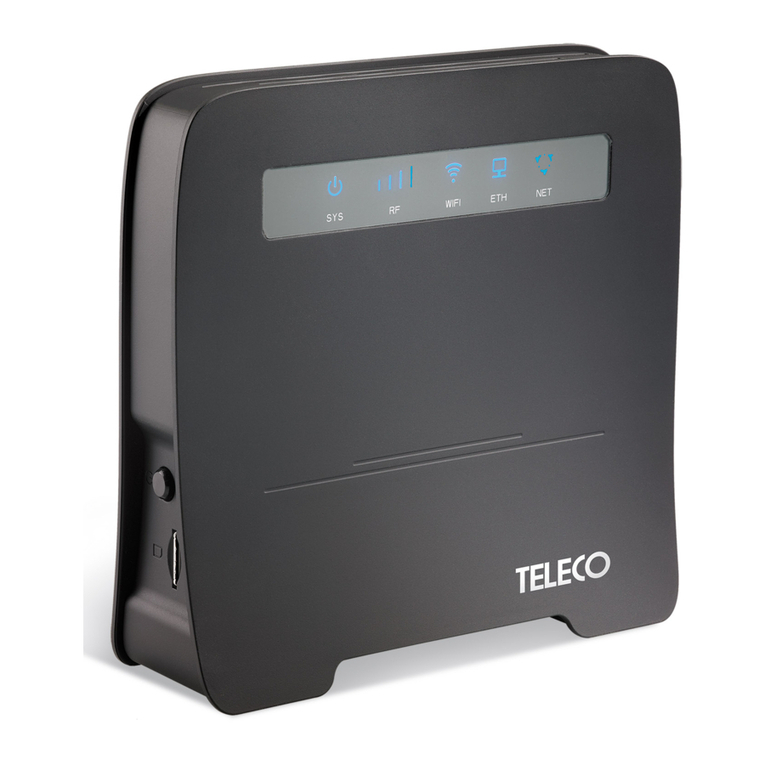 Teleco WFT400 Installation guide and user's manual